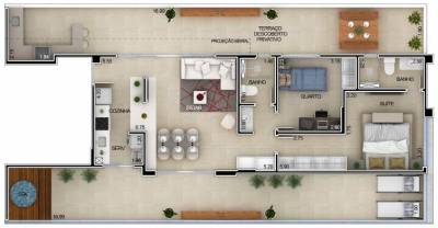 Apartamento de 140,59m², à venda